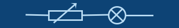 bulb and variable resistor 